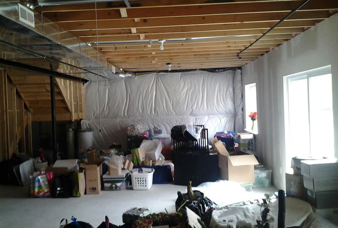 finished basement Waterford Before