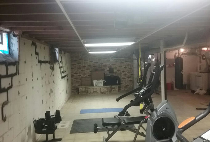 finished basement South Lyon Before