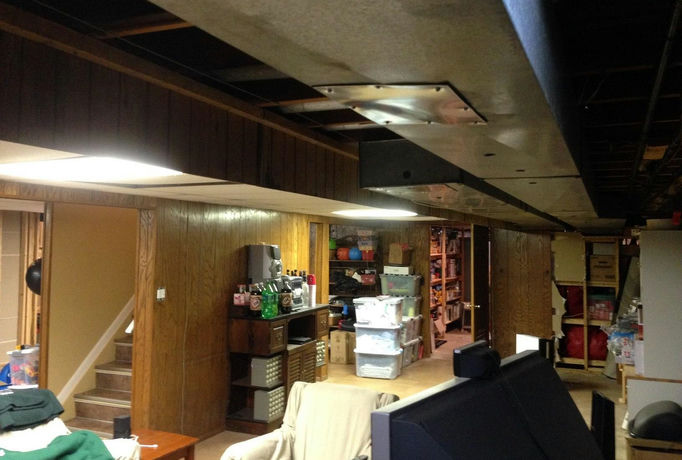 finished basement troy Before