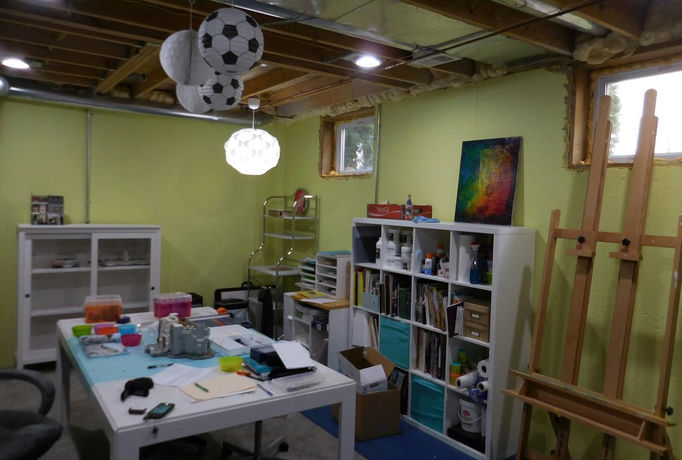 finished basement Berkley Before