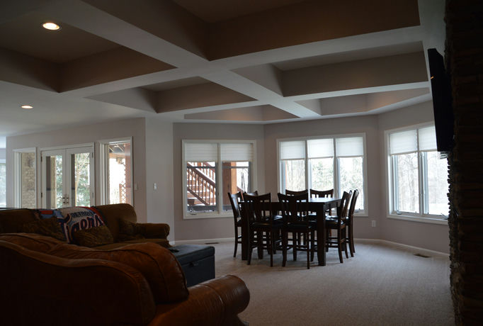 finished basement Waterford After