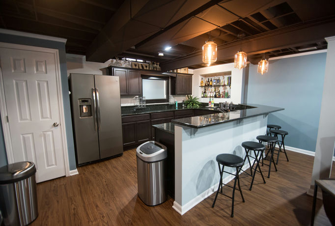 finished basement Livonia After