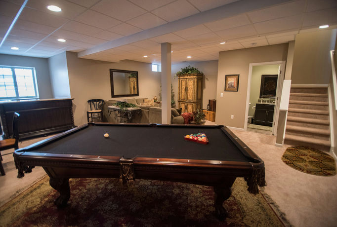 finished basement Novi After