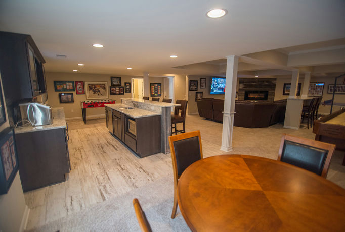 finished basement Clarkston After