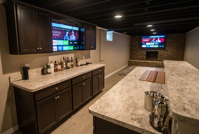 finished basement South Lyon After