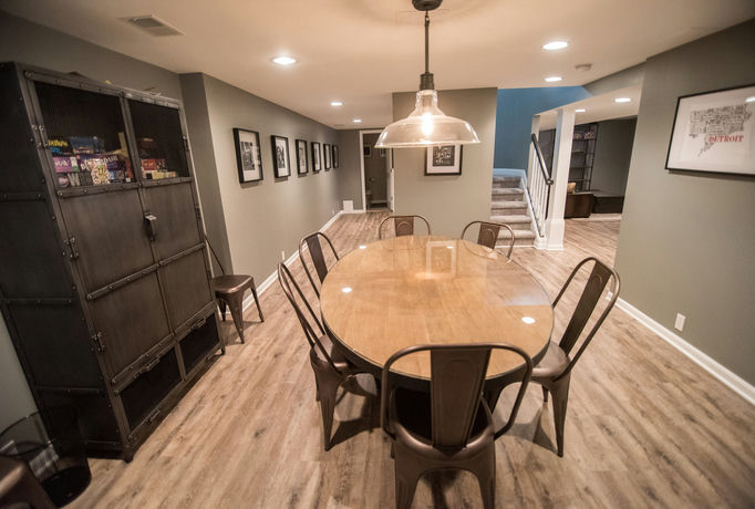 finished basement Franklin After