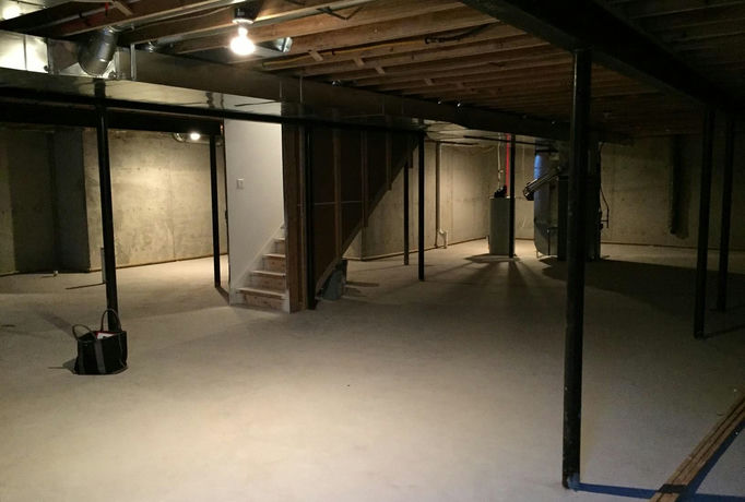 finished basement Clarkston Before