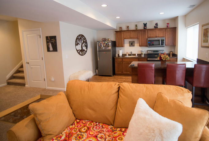 finished basement Waterford After